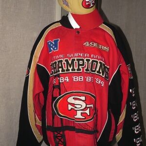 Vintage San Francisco 49ers 5X Super Bowl Champions Jacket